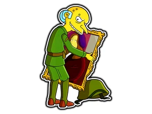 Hellfish Burns Springfield Family Sticker Waterproof Vinyl Decal Die-Cut Car - Picture 1 of 1