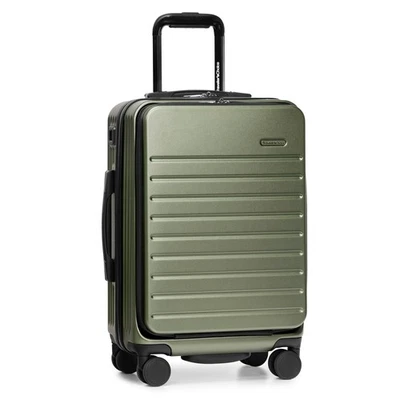 Mykel Front Pocket Polycarbonate Hardside Suitcase with Sleeve and Ergonomic ... - Image 1 of 4