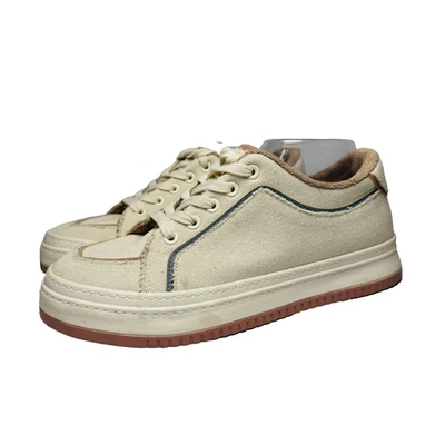 Rocket Dog Carey Sneakers Womens Size 9 Off White Natural Low Top Lace Up Chunky - Image 1 of 4