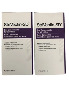 New 2x StriVectin-SD Eye Concentrate for Wrinkles - 19ml / 0.65oz NIB - Picture 1 of 1