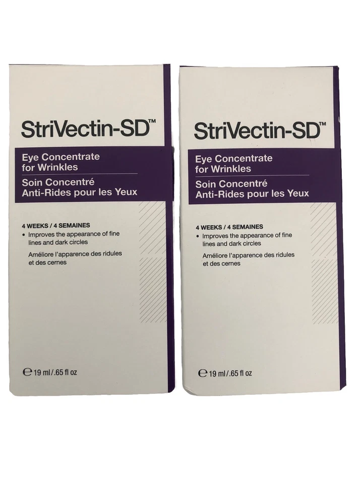 New 2x StriVectin-SD Eye Concentrate for Wrinkles - 19ml / 0.65oz NIB - Image 1 of 1
