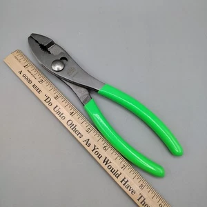 Mac Tools P301802G 8" Slip Joint Pliers Green Soft Grip FREE SHIPPING - Bild 1 von 10