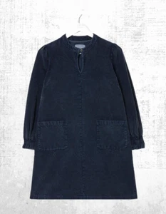 Ex Fat Face Women’s Long Sleeve Fran Cord Dress in Navy Blue - Picture 1 of 6