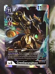 Digimon TCG English v1.5 CRESGARURUMON BT3-073 SR Super Rare Holo Foil LP - Picture 1 of 1