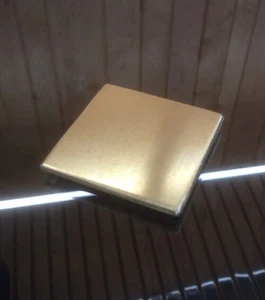 1/8 ZOLL MESSINGBLECH PLATTE NEU 2 ZOLL X 2 ZOLL 0,125 dick *SONDERGRÖSSEN VERFÜGBAR* - Bild 1 von 3