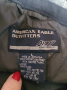 AMERICAN EAGLE Snowboarding Pants Large Lined Snow Ski Adjustable Gray Nice! - Picture 1 of 20