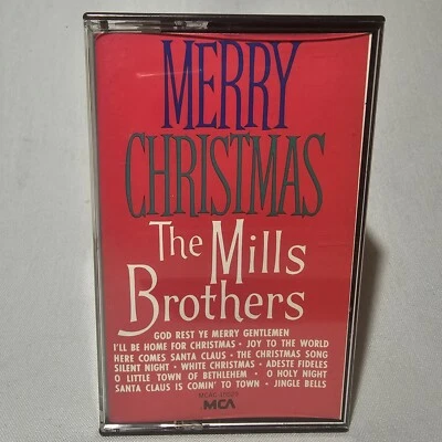 Merry Christmas The Mills Brothers Christmas Classics (Cassette, 1987) New - Image 1 of 4