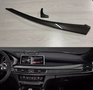 Cubiertas de borde interior de tablero de fibra de carbono para BMW X5 F15 X6 F16 2014-2018 - Imagen 1 de 4