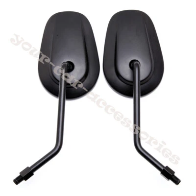 2x Espejos retrovisores universales para moto de 8 mm 10 mm para Kawasaki Vulcan 750 VN750A Foto 1 de 4