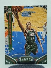 Giannis Antetokounmpo 2014-15 Panini Threads Base Card #64 Bucks RARE Set Year 