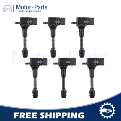 6x Ignition Coils for Infiniti G35 2003-2007/M35 2006-2008 Nissan 350Z 2003-2006 - Image 1 of 4