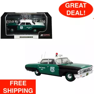1964 Ford Galaxie 500 Police Car New York Police Department 1/43 Diecast Modell - Bild 1 von 6