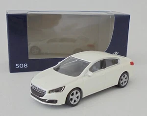 Coche modelo juguete diecast Peugeot 508 blanco 3 pulgadas (7,5 cm) 1/64 NOREV 314812 - Imagen 1 de 3