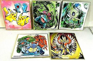 Sehr seltenes Pokemon Center JAPAN Kunst Board Druck Shikishi Set Ho-oh Celebi Venusa - Bild 1 von 4