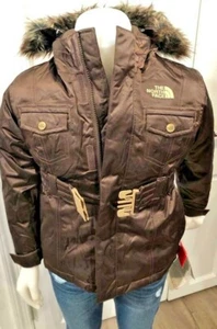 The North Face G-Atlantic Girls Jacket Brown w/ Fur! HOT Style, Only A Few Left! - Picture 1 of 5