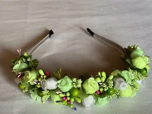 Haarkranz Blumenkranz Haarreif Party Hochzeit Haarschmuck Kopfschmuck Kopfkranz - Bild 1 von 1