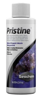 SEACHEM PRISTINE Liquid Sludge Detritus Remover Ammonia Nitrates Reducer