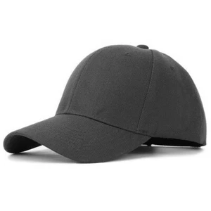 Mens Womens Baseball Caps Plain Hook-N-Loop Adjustable Solid Blank Army Hat Cap - Picture 1 of 30