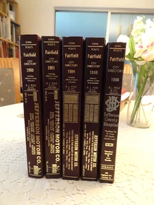 Fairfield Iowa Jefferson County Iowa IA LOT 5 City Directory 1980s - Picture 1 of 4