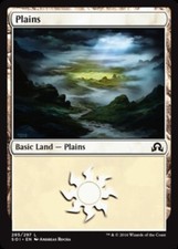 1x Plains (285) - Foil NM, English MTG Shadows Over Innistrad