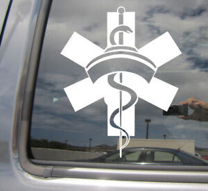 Nurse Medical Caduceus Sign - Nursing - Car Window Vinyl Decal Sticker 10158