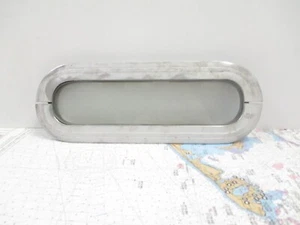 Catalina Sailboat Aluminum Portlight 4-15/16" x 13-13/16" - Picture 1 of 2