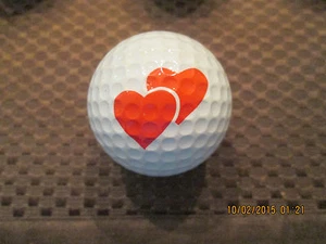 PING GOLF BALL/S-WHITE PING #3...9/10...THE SWEETHEARTS GOLF TORNEO.HEARTS - Imagen 1 de 5