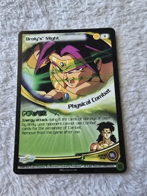 DBZ Dragon Ball Z FOIL Broly's Might 8 CCG Limited Broly Subset MP Promo - Image 1 of 4