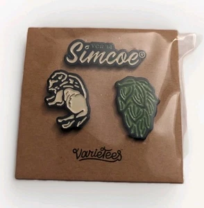 Spille cappello bavero Simcoe Hops varietà homebrew birra birra luppolo da collezione rare - Foto 1 di 2