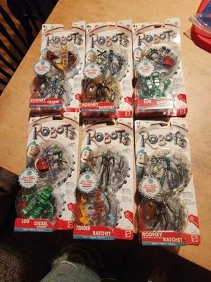 Lote de figuras Robots Mattel 2004 (6 figuras) Foto 1 de 4