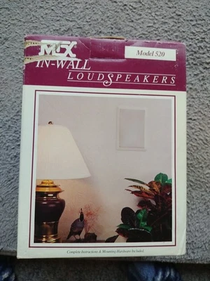 ALTAVOCES DE PARED MTX AUDIO MODELO 520 80 VATIOS 50-20KHZ DE COLECCIÓN RAROS Foto 1 de 3