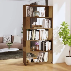 Solid Wood Pine Book Cabinet/Room Divider Bookcase Rack Multi Colours vidaXL - Picture 1 of 55