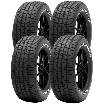 (QTY 4) 255/70R15 BFG Radial T/A 108S SL White Letter Tires - Изображение 1 из 4