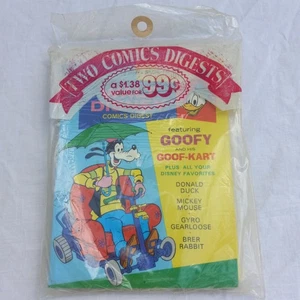 1973 Walt Disney Comics Digest Whitman 43 & 44 NOS Sealed - Picture 1 of 5