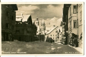 Austria Kitzbühel - Untere Hauptstraße 1925 copertina su vera foto cartolina - Foto 1 di 4