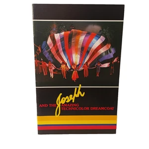 Joseph & The Amazing Technicolour Dreamcoat 1984 Vintage Theatre Royal Programme - Picture 1 of 14