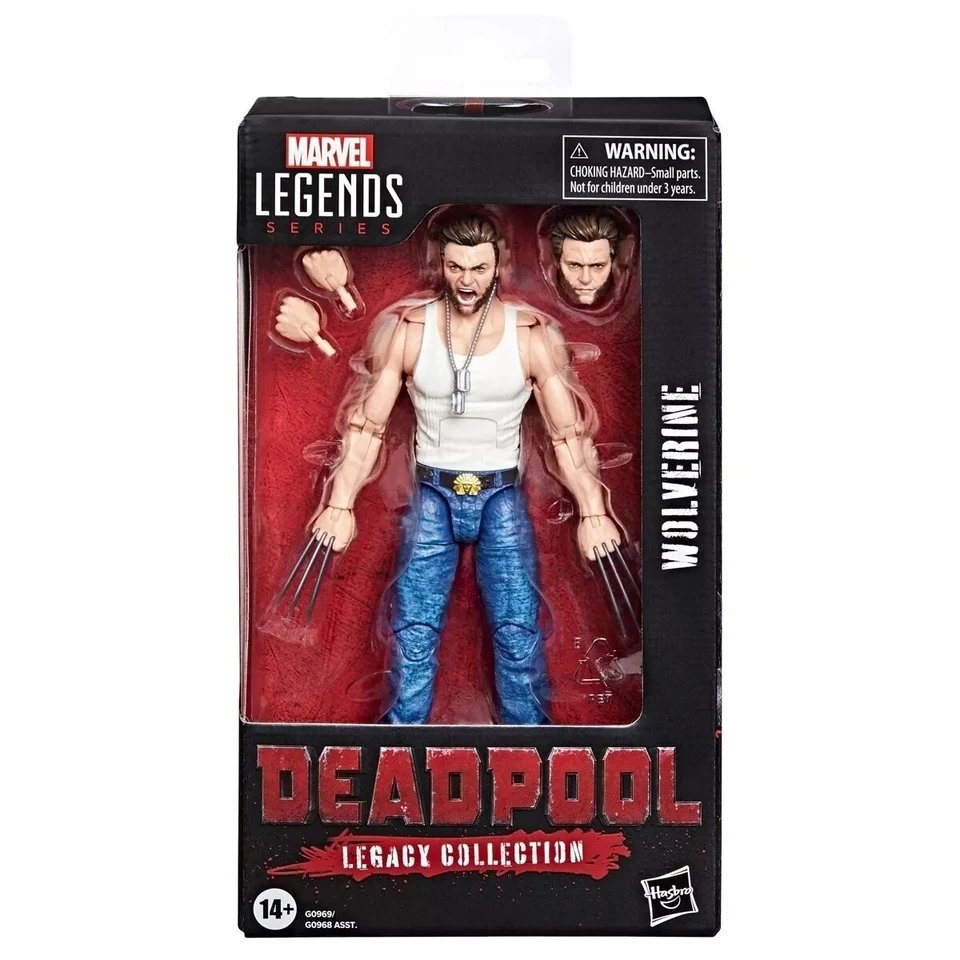 FIGURA DE ACCIÓN WOLVERINE (6") LOGAN (2024) SERIE MARVEL LEGENDS (DEADPOOL) Foto 1 de 1