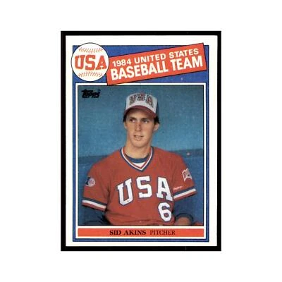1985 Topps Sid Akins Baseball Cards #390 - Image 1 of 3
