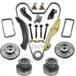 Timing Chain Kit With VVT Cam Phasers for 2011-2017 Ford F-150 Lincoln MKX 3.5L - Picture 1 of 9