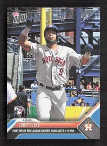 2023 Topps Now #107 Corey Julks RC Blue 27/49 - Picture 1 of 2