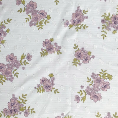 Tela de gasa floral Jacquard Tul Tela DIY Sew Blusa Camisa Vestido Artesanía Foto 1 de 4