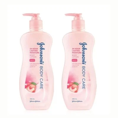 Johnson Body Care Lotion Moisture Formula Skin nourish cream 400 ml. Twin Pack - Image 1 of 4