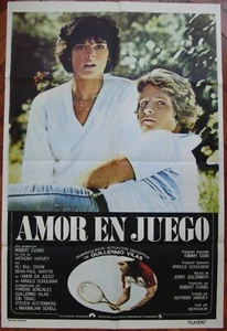 1979 GIOCATORI Guillermo Vilas Ali MacGraw 1SH POSTER FILM EDIZIONE RARA ARTE DIVERSA - Foto 1 di 5