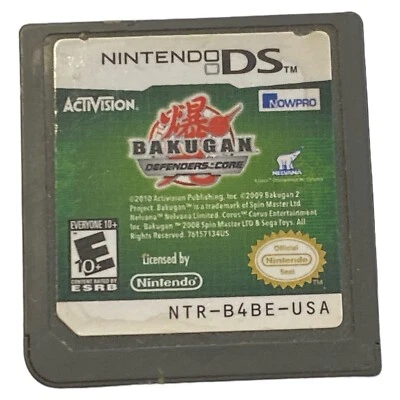 Bakugan Defenders of the Core Nintendo DS Game Only Tested - Image 1 of 2