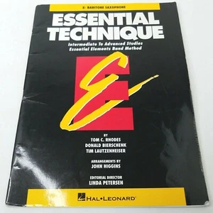 Hal Leonard Essential Technique For E Flat Baritone Sax Inter To Adv Studies B - Picture 1 of 4