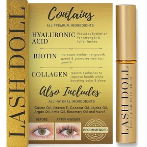 NEW Lash Doll Eyelash Growth Serum Made With Natural Ingredients - Picture 1 of 2