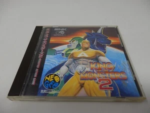 NEO GEO CD SNK King of the Monsters 2 completo testato funzionante VENDITORE USA - Foto 1 di 3