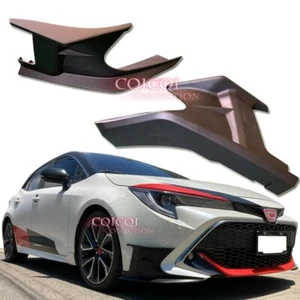 Unpainted front splitter 2pcs for Toyota 19~24 Corolla hatchback SE XSE ◎ - Foto 1 di 7