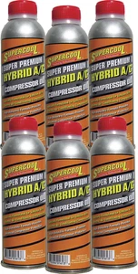 Aceite de compresor de aire acondicionado híbrido 24940-6CP, 8 OZ, paquete de 6 - Imagen 1 de 1