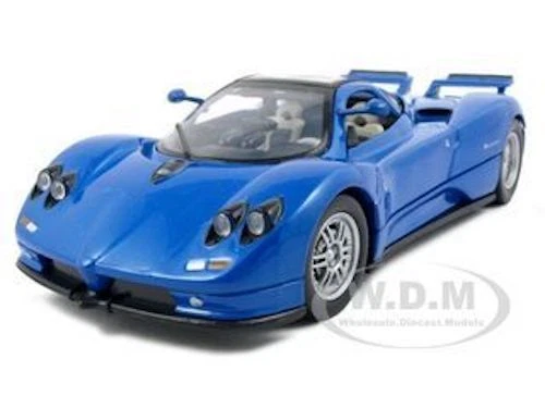 PAGANI ZONDA C12 BLUE 1/24 DIECAST MODEL CAR BY MOTORMAX 73272